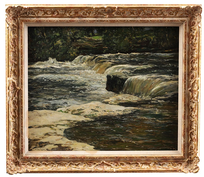 George Graham Lot 880 waterfall landscape
