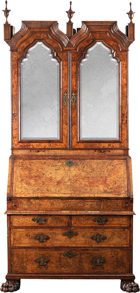 Fine burr walnut antique furniture offered by Hutchinson Scott