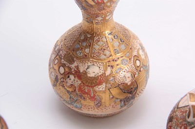 Lot 120 - TWO LATE 19TH CENTURY SATSUMA SMALL POT...