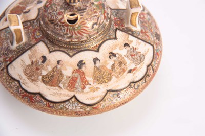 Lot 120 - TWO LATE 19TH CENTURY SATSUMA SMALL POT...