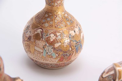 Lot 120 - TWO LATE 19TH CENTURY SATSUMA SMALL POT...