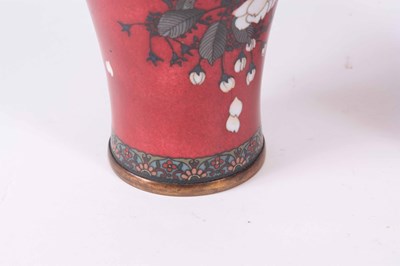 Lot 136 - A PAIR OF LATE 19TH CENTURY JAPANESE CLOISONNE...