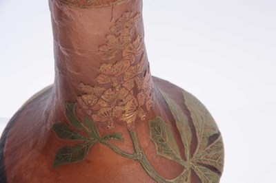 Lot 14 - A 20TH CENTURY ART GLASS VASE BY LEGRASS...
