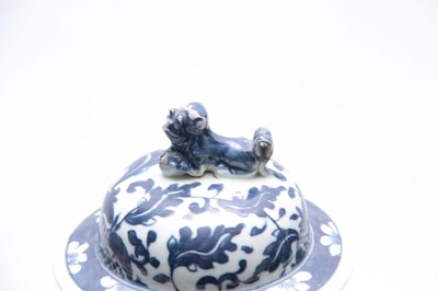 Lot 172 - A CHINESE BLUE AND WHITE PORCELAIN BULBOUS...