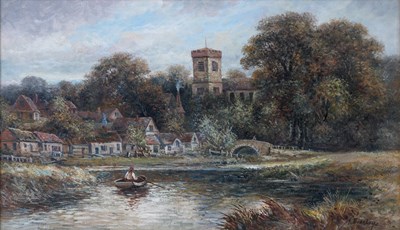 Lot 374 - J BARCLAY (HORACE HAMMOND) 1842-1926 
 OIL ON...