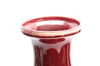 Lot 186 - A 20TH CENTURY CHINESE SANG DE BOEUF VASE with...