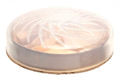 Lot 20 - A RENE LALIQUE HOUBIGANT CIRCULAR PERFUME BOX...