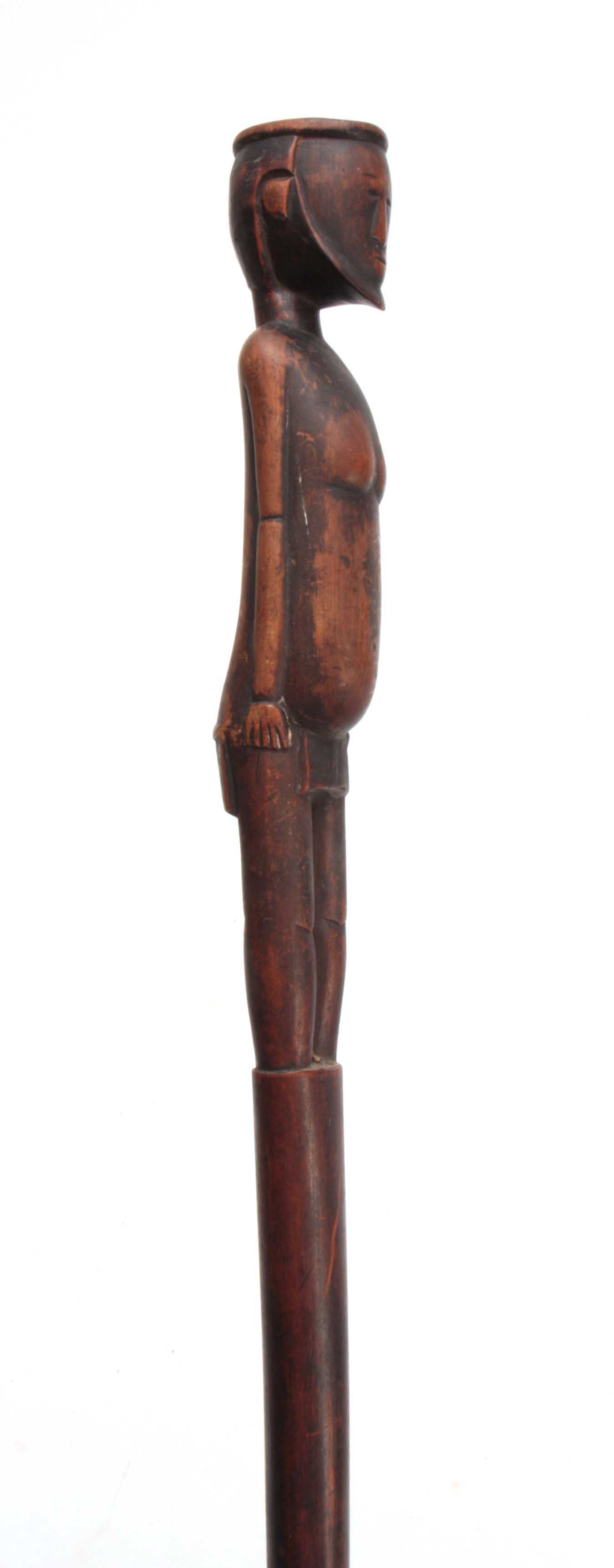 Antique carved figural walking stick sold by Hutchinson Scott