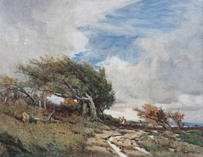 Lot 359 - OSWALD GARSIDE 1879-1942 
 WATERCOLOUR 
 A...