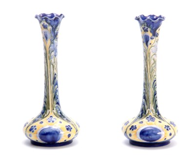 Lot 41 - AN UNUSUAL PAIR OF JAMES MACINTYRE PEACOCK...