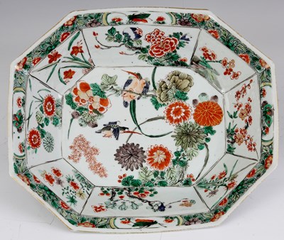 Lot 125 - AN EARLY 18TH CENTURY CHINESE FAMILLE VERTE...
