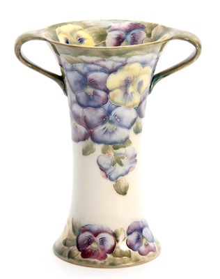 Lot 63 - A STYLISH MACINTYRE BURSLEM TWO-HANDLED FLARED...