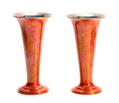 Lot 69 - A PAIR OF EARLY 20TH CENTURY WEDGEWOOD LUSTRE...