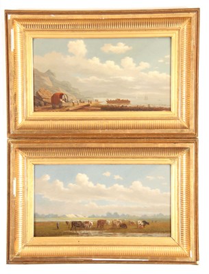 Lot 771 - M. MAOUS. A PAIR OF 19th CENTURY OIL ON PANELS....
