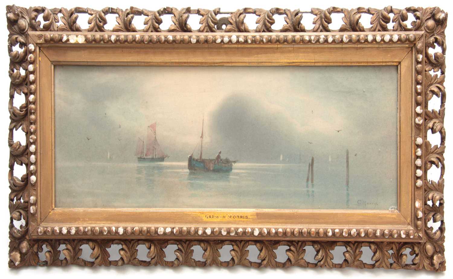 Lot 796 - GARMAN MORRIS AN EARLY 20TH CENTURY MARINE...