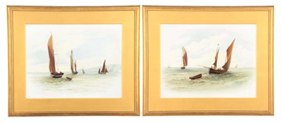Lot 92 - A PAIR OF 19TH CENTURY MARINE SCENE PORCELAIN...