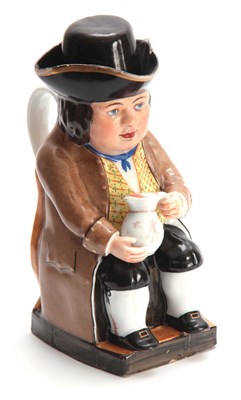 Lot 95 - A LATE 19THCENTURY HARD PORCELAIN TOBY JUG the...