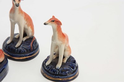 Lot 96 - TWO PAIRS OF LATE 19TH CENTURY STAFFORDSHIRE...