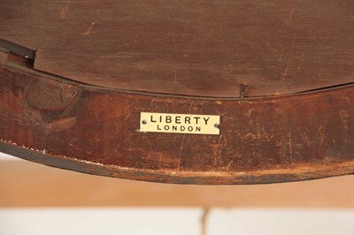 Lot 960 - A LATE 19th CENTURY LIBERTY PEWTER OVAL MIRROR...