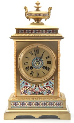 Lot 1010 - A LATE 19TH CENTURY FRENCH LACQUERED BRASS AND...