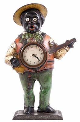 Lot 1042 - A LATE 19TH CENTURY AMERICAN PAINTED CAST IRON...