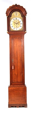 Lot 1058 - J. HARRIS, LONDON. AN 18th CENTURY OAK CASED...