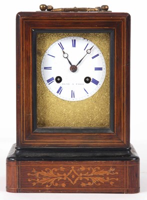 Lot 1086 - A MID 19th CENTURY FRENCH INLAID ROSEWOOD...