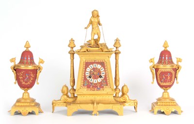 Lot 1091 - A LATE 19th CENTURY FRENCH EGYPTIAN STYLE...