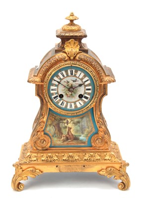 Lot 1103 - A LATE 19th CENTURY FRENCH ORMOLU AND SEVRES...