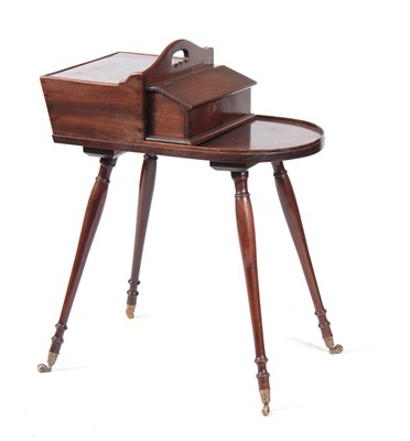 Lot 1117 - A 19TH CENTURY MAHOGANY BUTLERS CUTLERY STAND...