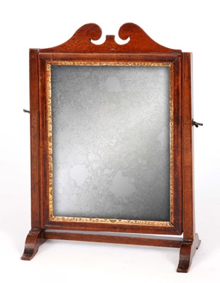 Lot 1119 - AN EARLY GEORGE III MAHOGANY SMALL DRESSING...