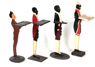 Lot 1120 - FOUR EARLY 20TH CENTURY FIGURAL DUMB WAITERS...