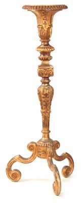 Lot 1148 - A LARGE 19th CENTURY CARVED GILT GESSO...