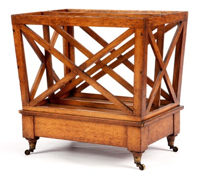 Lot 1176 - A STYLISH LATE 19TH CENTURY HONEY COLOURED OAK...
