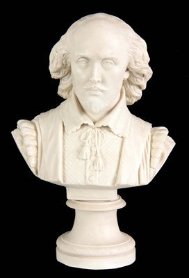 Lot 121 - A 19TH CENTURY COPELAND PARIAN WARE BUST OF...
