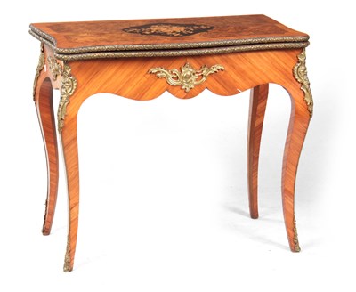 Lot 1212 - A LATE 19th CENTURY FRENCH ORMOLU MOUNTED BURR...