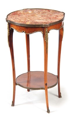 Lot 1224 - A LOUIS VI STYLE FRENCH KINGWOOD AND ORMOLU...