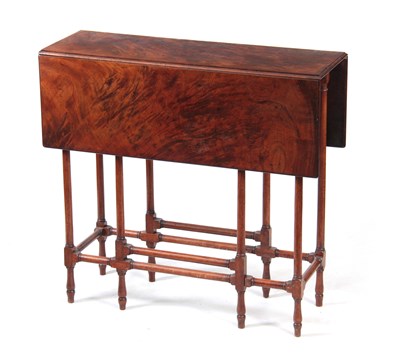 Lot 1225 - AN EARLY 19TH CENTURY FIGURED MAHOGANY SPIDER...