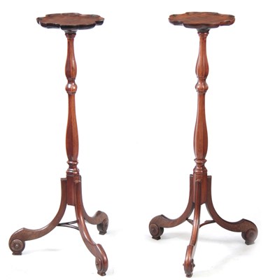 Lot 1233 - A PAIR OF GEORGE III MAHOGANY HEPPLEWHITE...