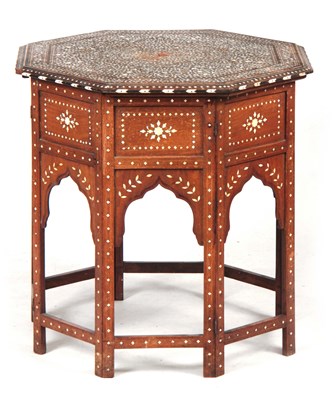 Lot 1257 - A 19TH CENTURY OCTAGONAL ANGLO INDIAN...