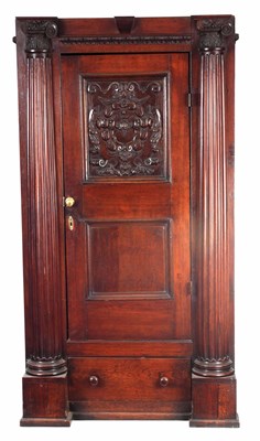 Lot 1306 - AN IMPRESSIVE 18TH CENTURY ARCHITECTURAL OAK...