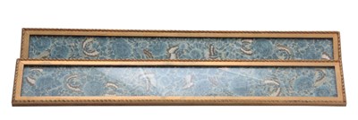 Lot 264 - A FINE PAIR OF 20TH CENTURY CHINESE SILK CUFFS...