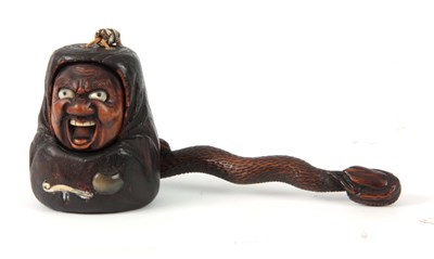 Lot 269 - A MEIJI PERIOD JAPANESE TOBACCO POUCH AND PIPE...