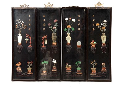 Lot 299 - A SET OF FOUR EARLY 20th CENTURY JAPANESE...