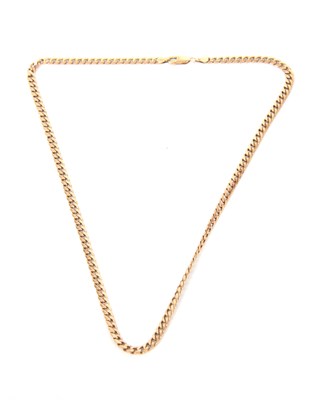 Lot 320 - A 9CT GOLD NECKLACE 46.7cm long, app. 16.9g