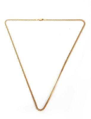 Lot 322 - A 9CT GOLD NECKLACE 62cm long, app. 20.6g