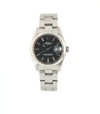 Lot 366 - A GENTLEMAN'S STAINLESS STEEL ROLEX OYSTER...