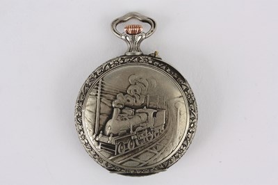 Lot 249 - A 1920/30’S GENTLEMAN’S NICKLE PLATED POCKET...