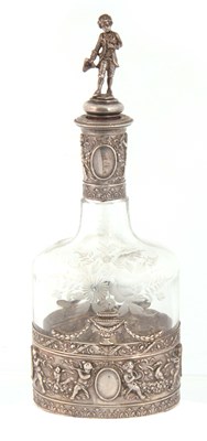 Lot 397 - A LATE 19th CENTURY CONTINENTAL SILVER AND...