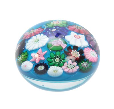 Lot 4 - A MID 19TH CENTURY CLICHY PAPERWEIGHT...